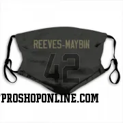 Black Detroit Lions  Jalen Reeves-Maybin  Service Face Mask (With 2 Free PM2.5 Filters)