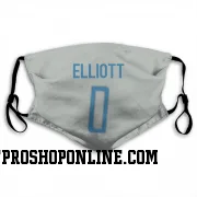 Detroit Lions  DeShon Elliott Silver Face Mask (With 2 Free PM2.5 Filters)