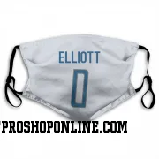 White Detroit Lions  DeShon Elliott  Face Mask (With 2 Free PM2.5 Filters)
